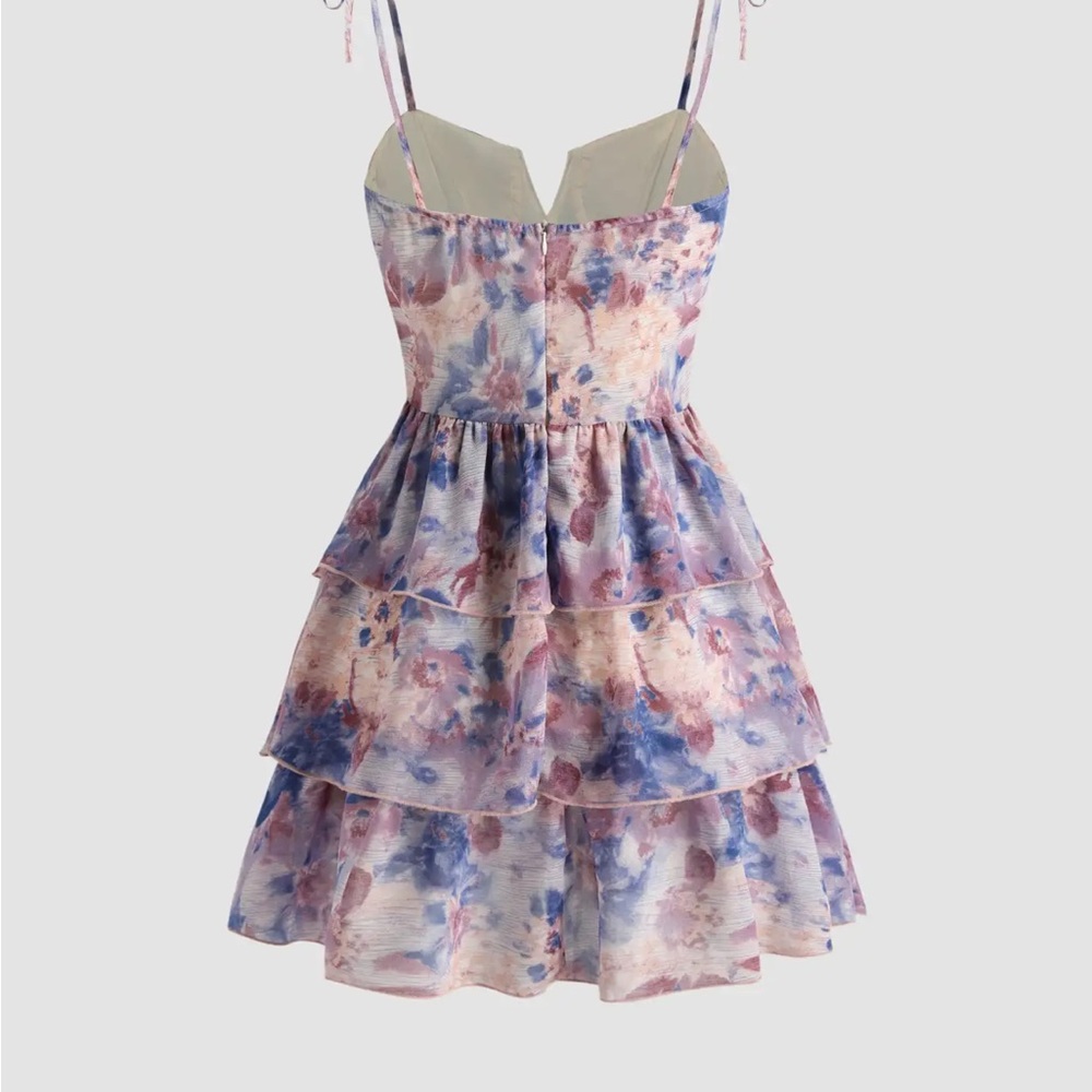 CLOSING SALE 
Tie Dye Tiered Corset Dress - Picture 6 of 6
